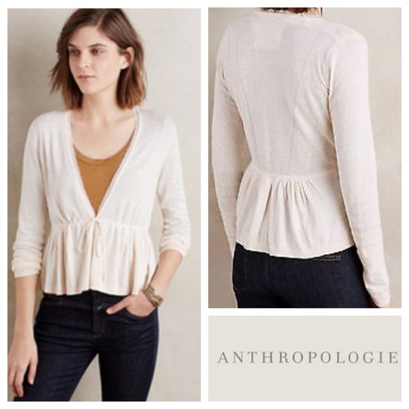 Anthropologie Sweaters - NWT Anthro Angel North Elly Cardigan Peplum